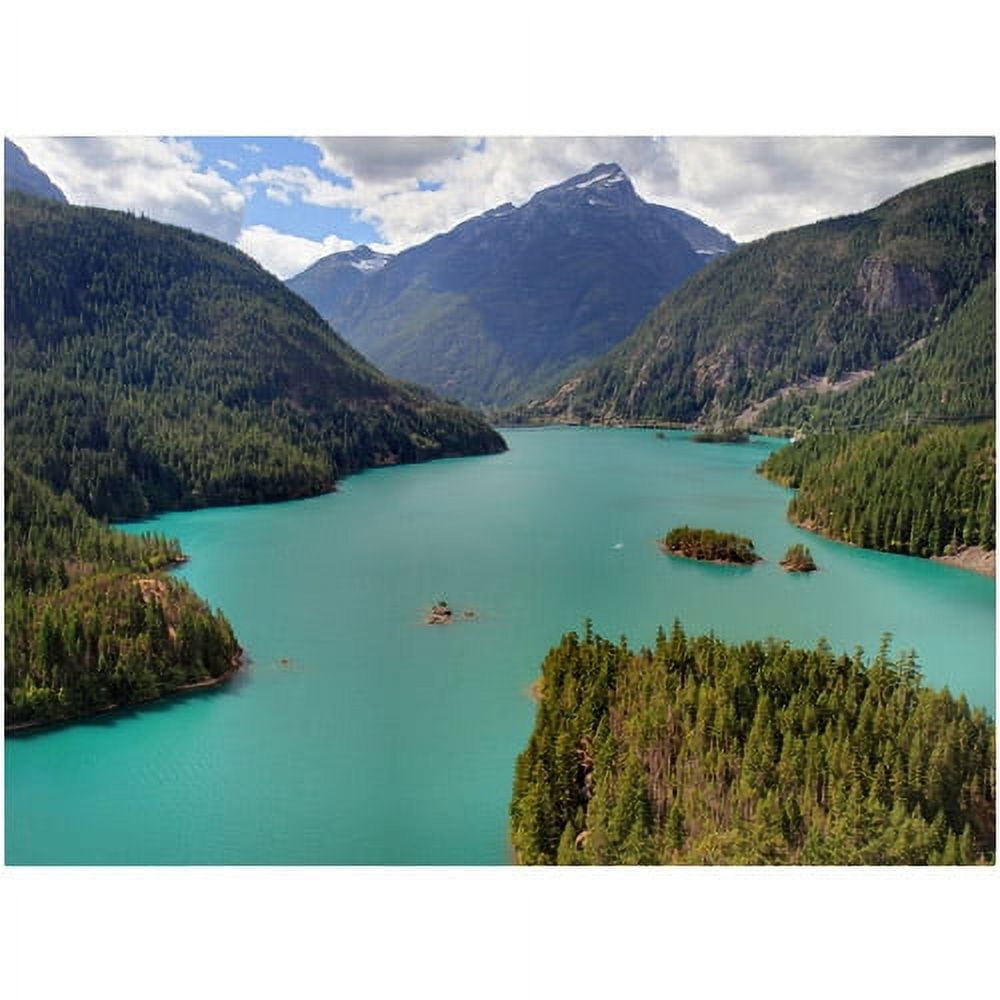 Trademark Fine Art "Diablo Lake" Canvas Art by Pierre Leclerc