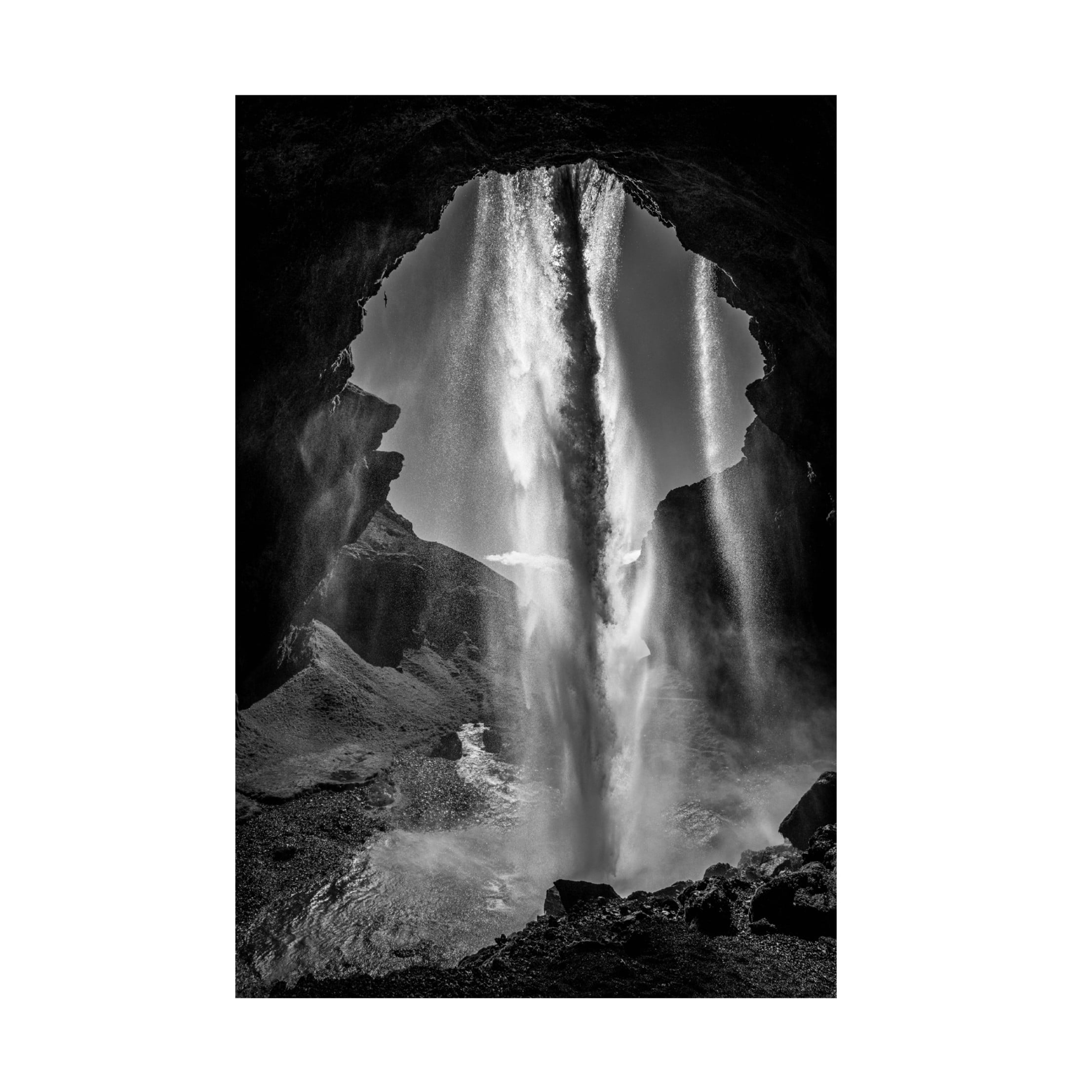 Trademark Fine Art Dieter Reichelt  behind the waterfall Canvas Wall Art