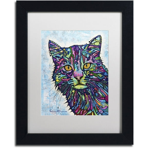 Trademark Fine Art "Diligence" Canvas Art by Dean Russo, White Matte, Black Frame