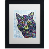 Trademark Fine Art "Diligence" Canvas Art by Dean Russo, White Matte, Black Frame