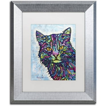 Trademark Fine Art "Diligence" Canvas Art by Dean Russo, White Matte, Silver Frame