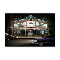 Trademark Fine Art 'Diners and Cars I' Canvas Art by Helen Flint