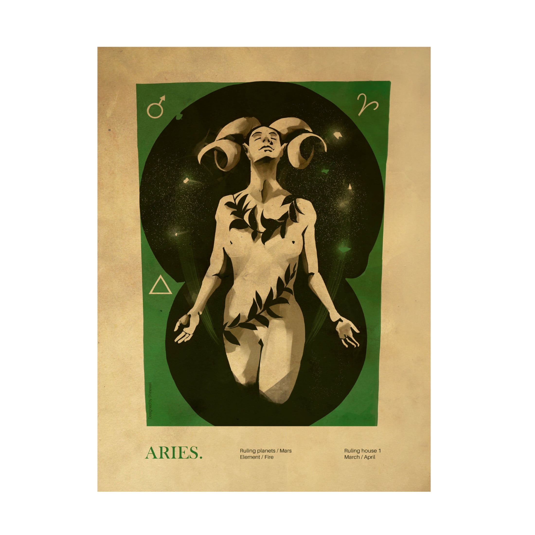 Trademark Fine Art Dionisis Gemos Aries print Canvas Wall Art