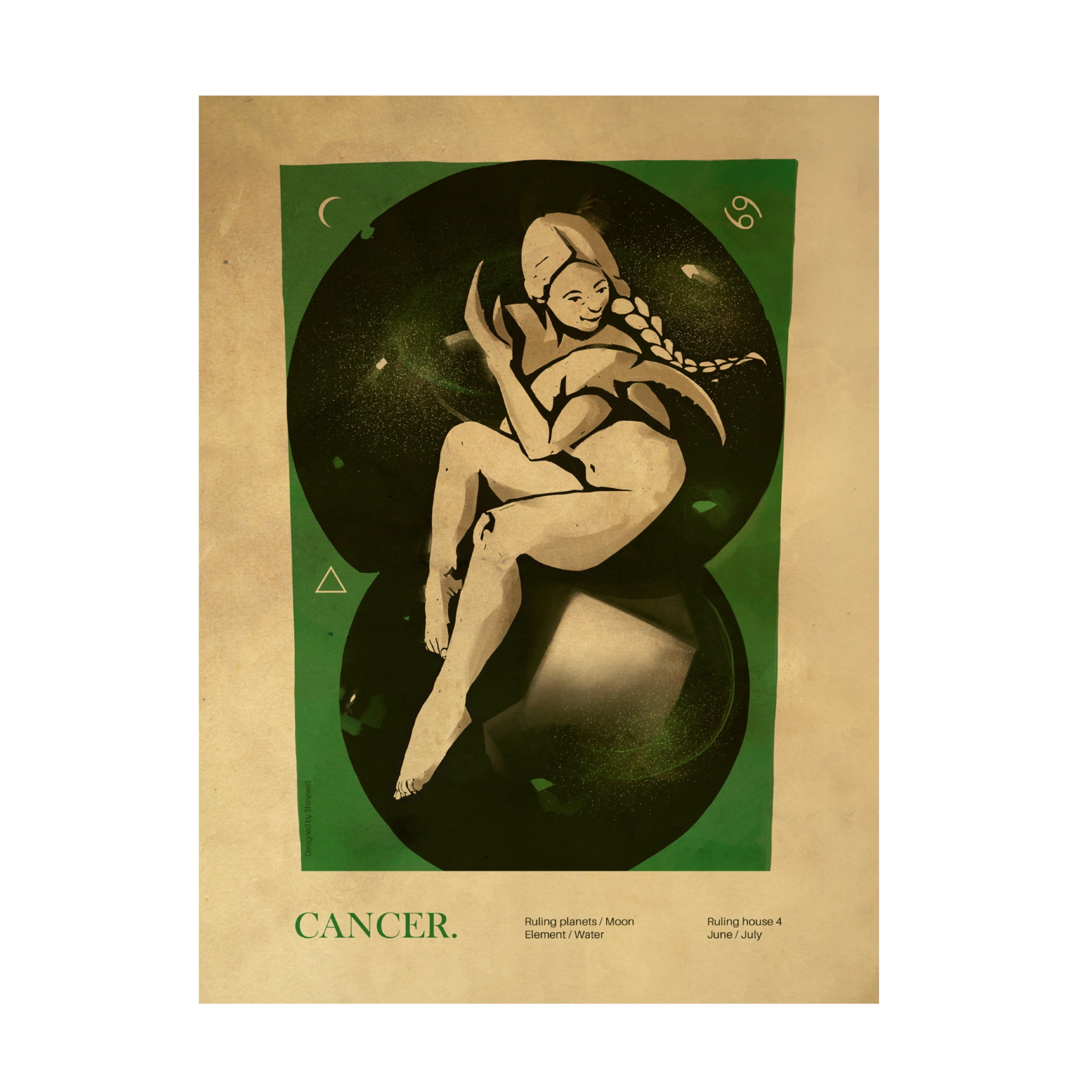 Trademark Fine Art Dionisis Gemos Cancer print Canvas Wall Art