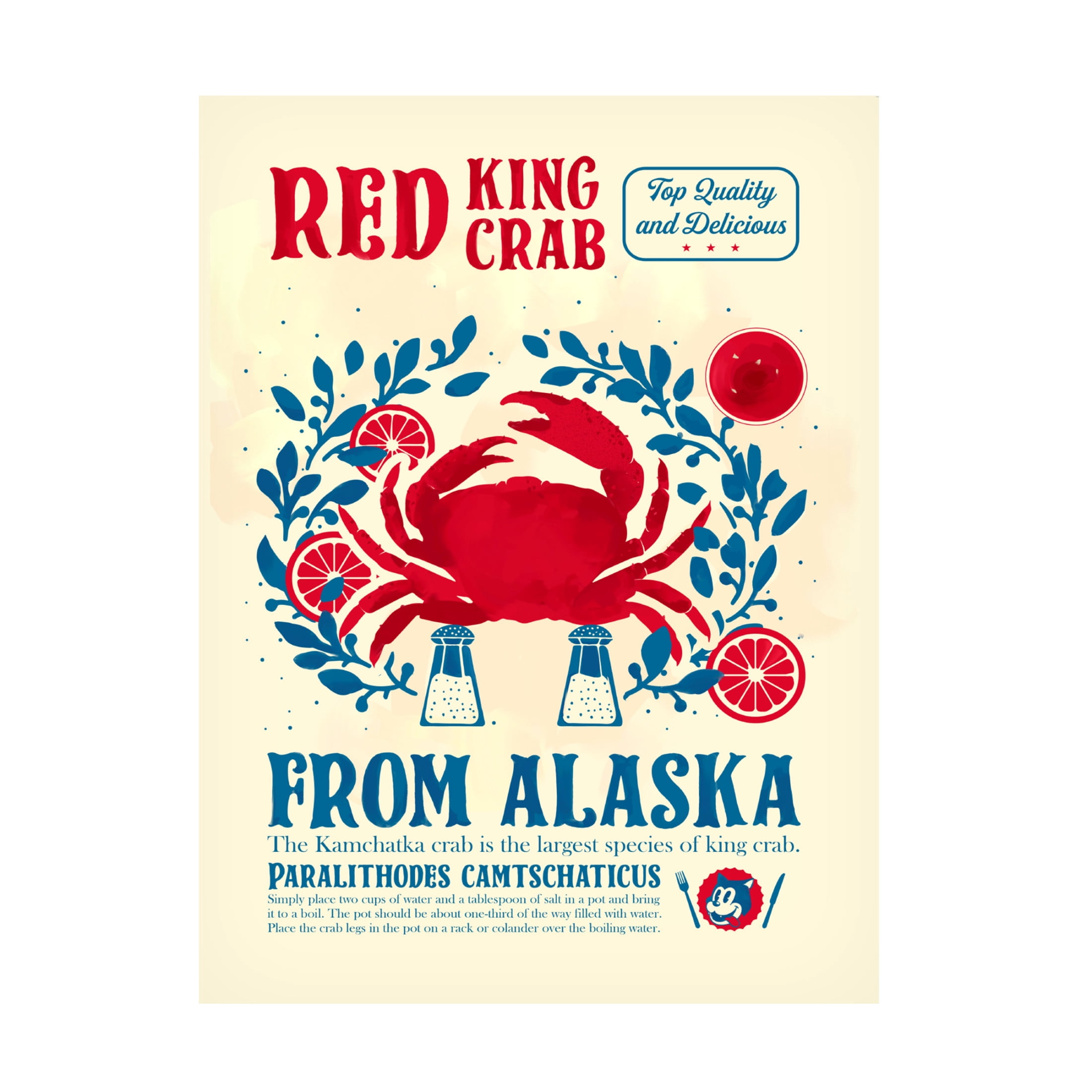 Trademark Fine Art Dionisis Gemos Crab kitchen print Canvas Wall Art