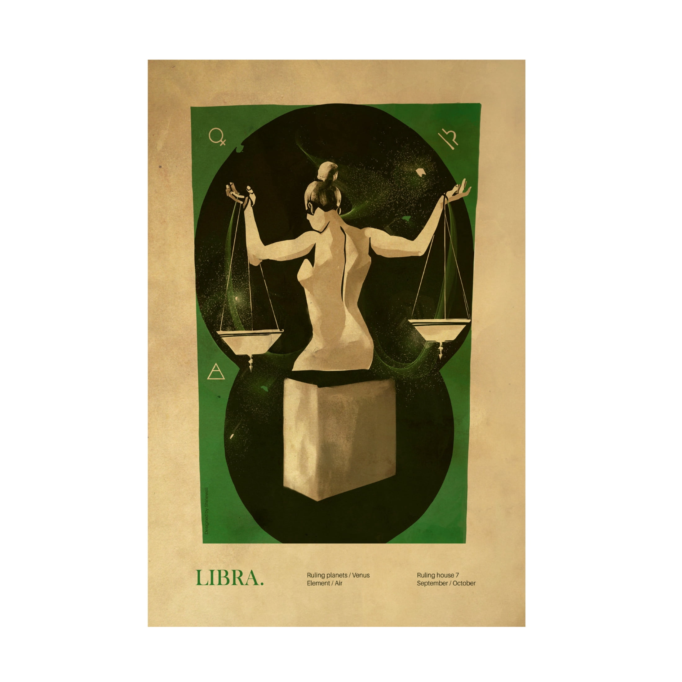 Trademark Fine Art Dionisis Gemos Libra print Canvas Wall Art