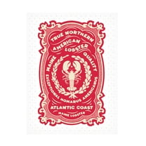 Trademark Fine Art Dionisis Gemos Red Lobster Canvas Wall Art