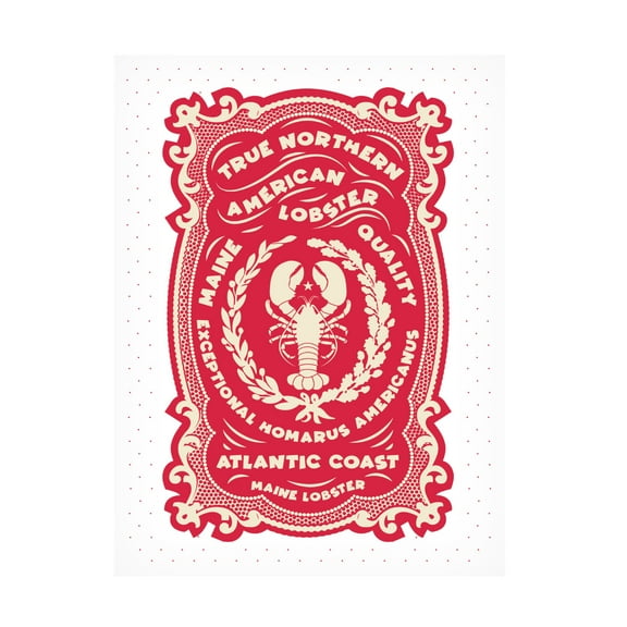 Trademark Fine Art Dionisis Gemos Red Lobster Canvas Wall Art