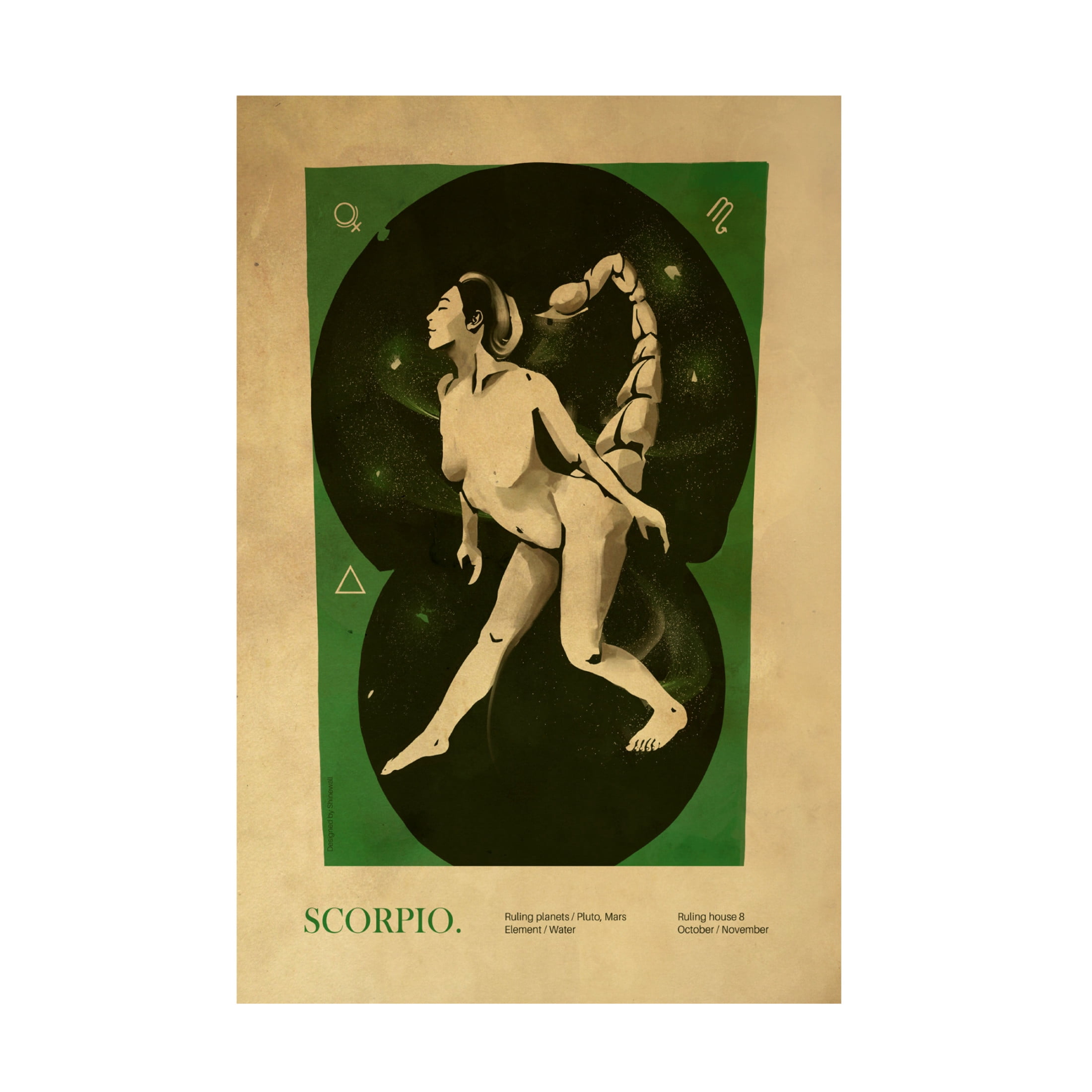 Trademark Fine Art Dionisis Gemos Scorpio print Canvas Wall Art