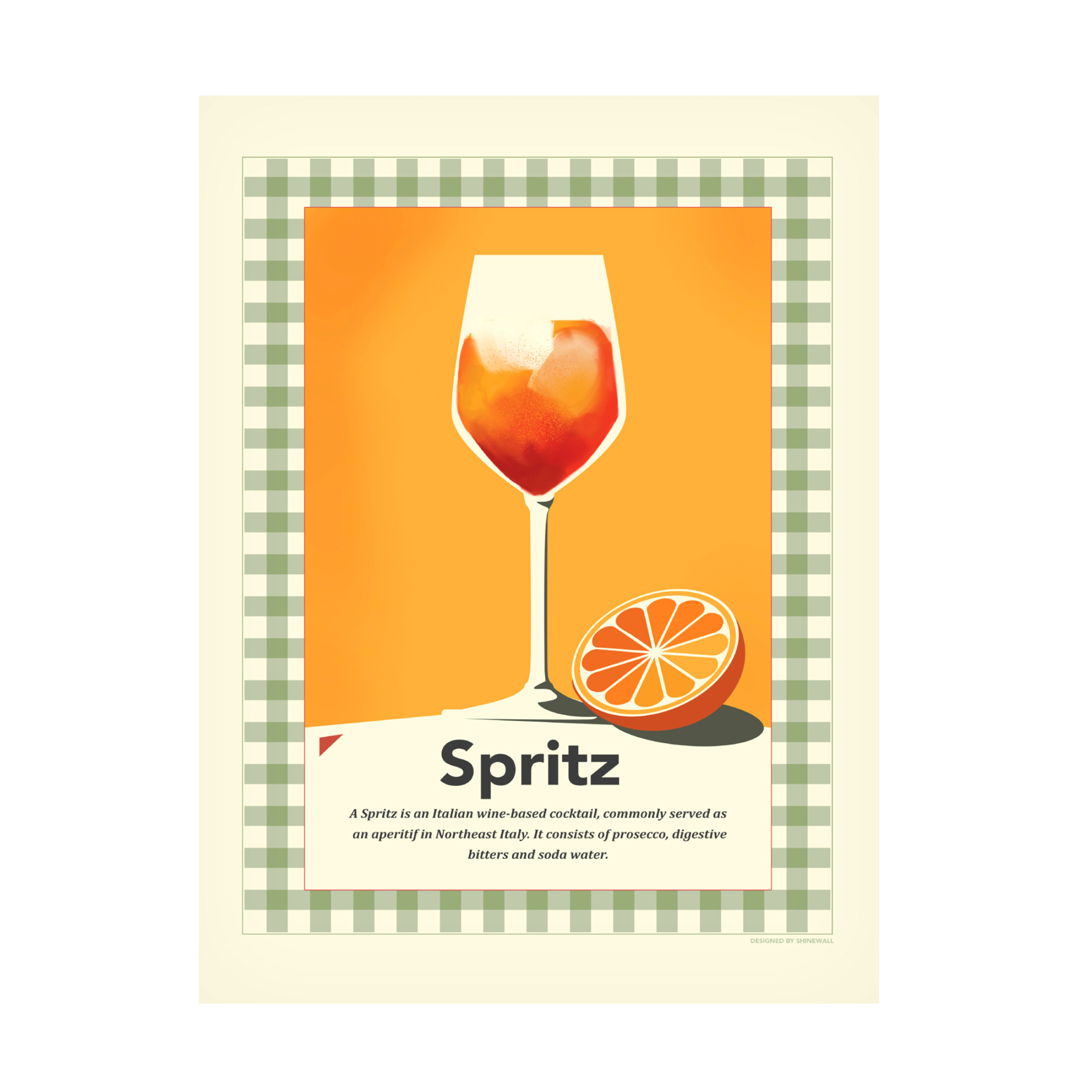 Trademark Fine Art Dionisis Gemos Spritz retro print Canvas Wall Art