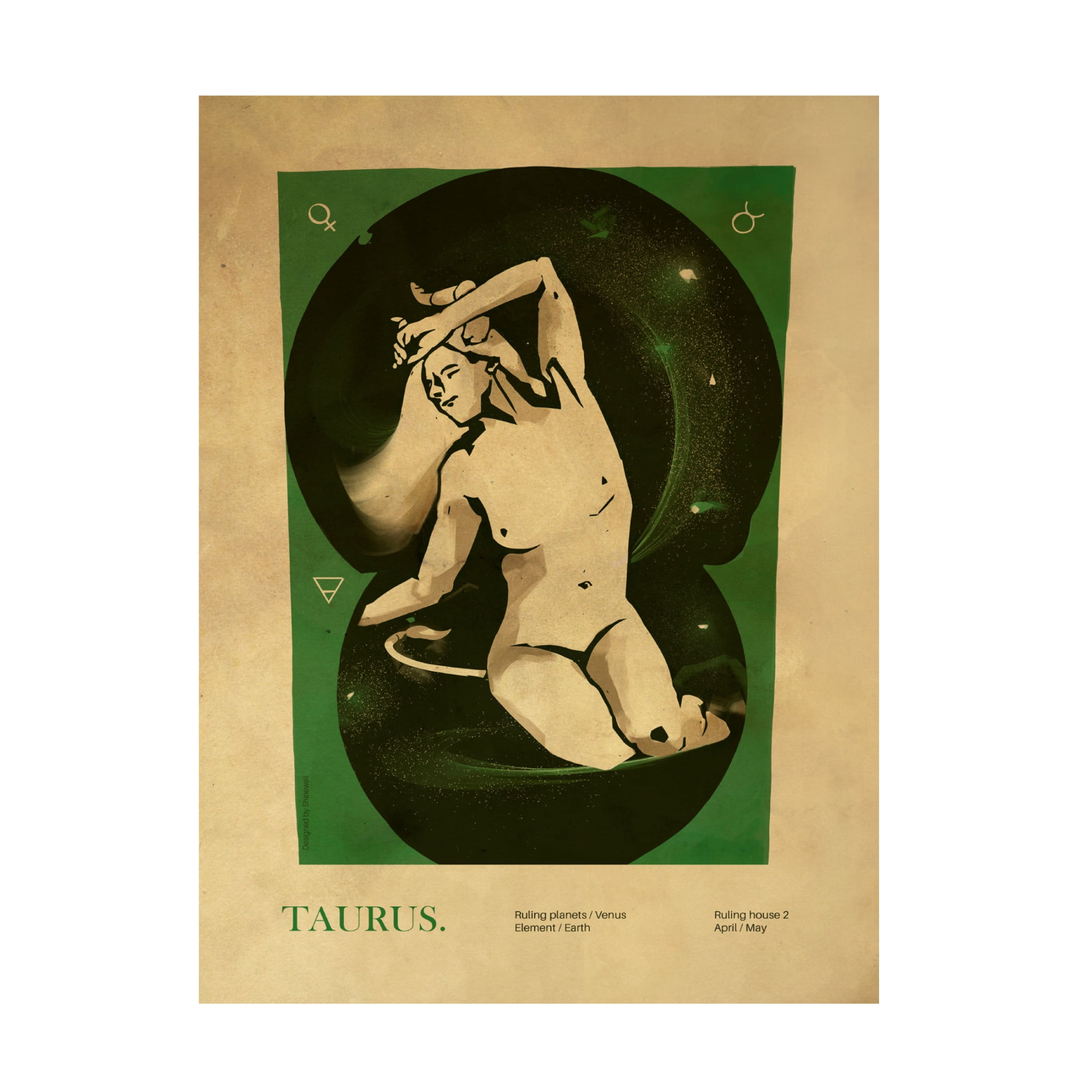 Trademark Fine Art Dionisis Gemos Taurus print Canvas Wall Art