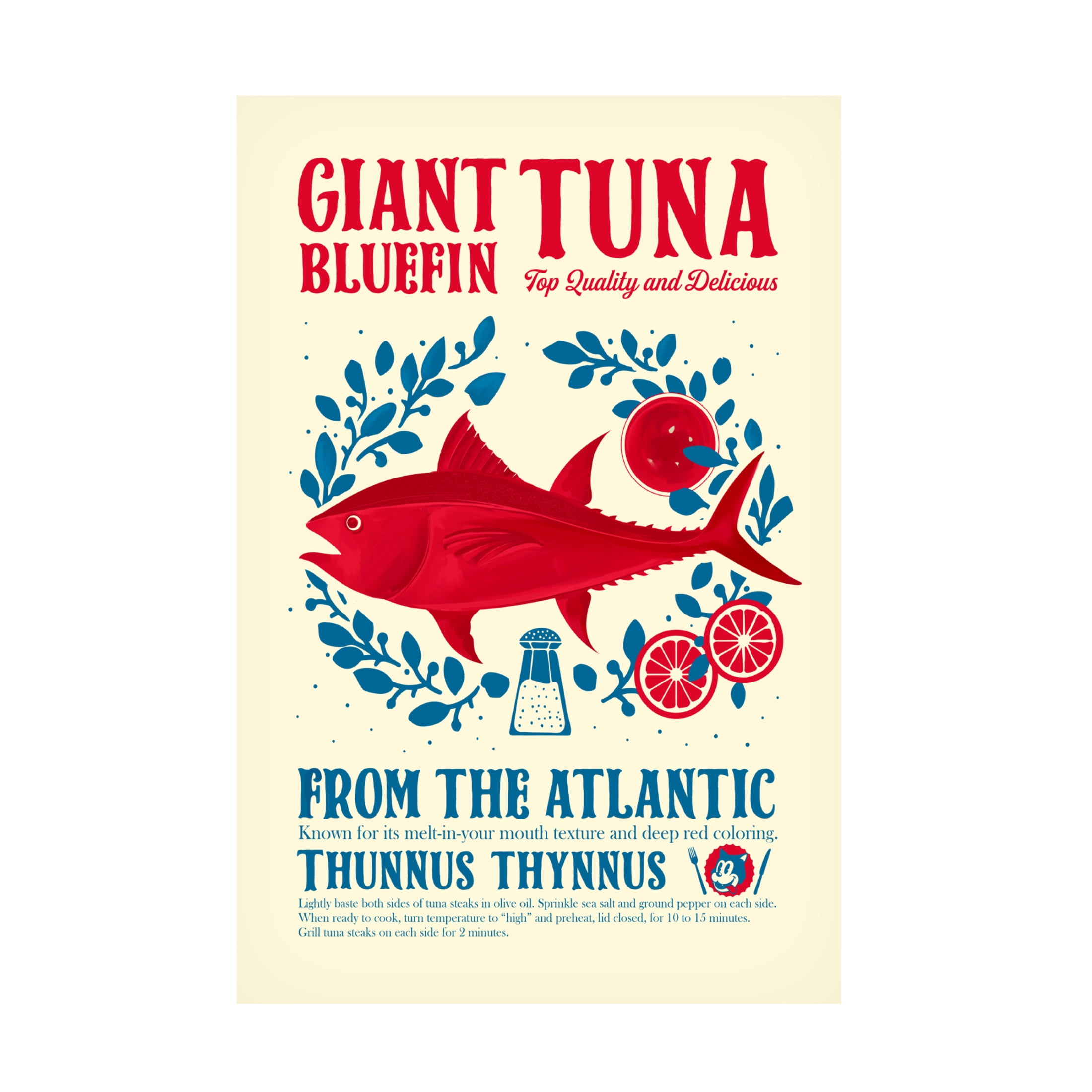 Trademark Fine Art Dionisis Gemos Tuna kitchen print Canvas Wall Art