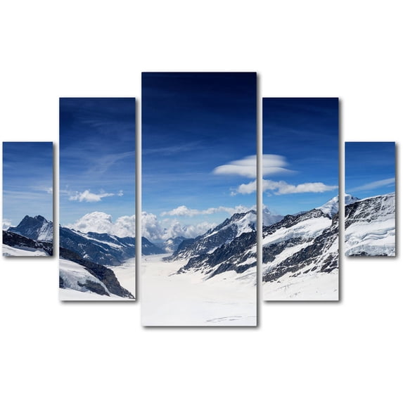 Trademark Fine Art "Distances" Canvas Art by Philippe Sainte-Laudy 5-Piece Multi-Panel Art Set