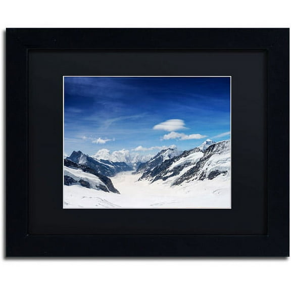 Trademark Fine Art "Distances" Canvas Art by Philippe Sainte-Laudy, Black Matte, Black Frame