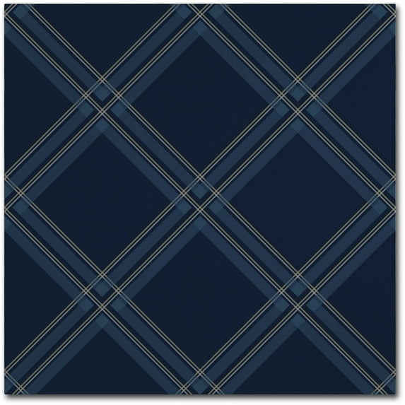 Trademark Fine Art "Dk Blue Diamond II" Canvas Art by Jennifer Nilsson