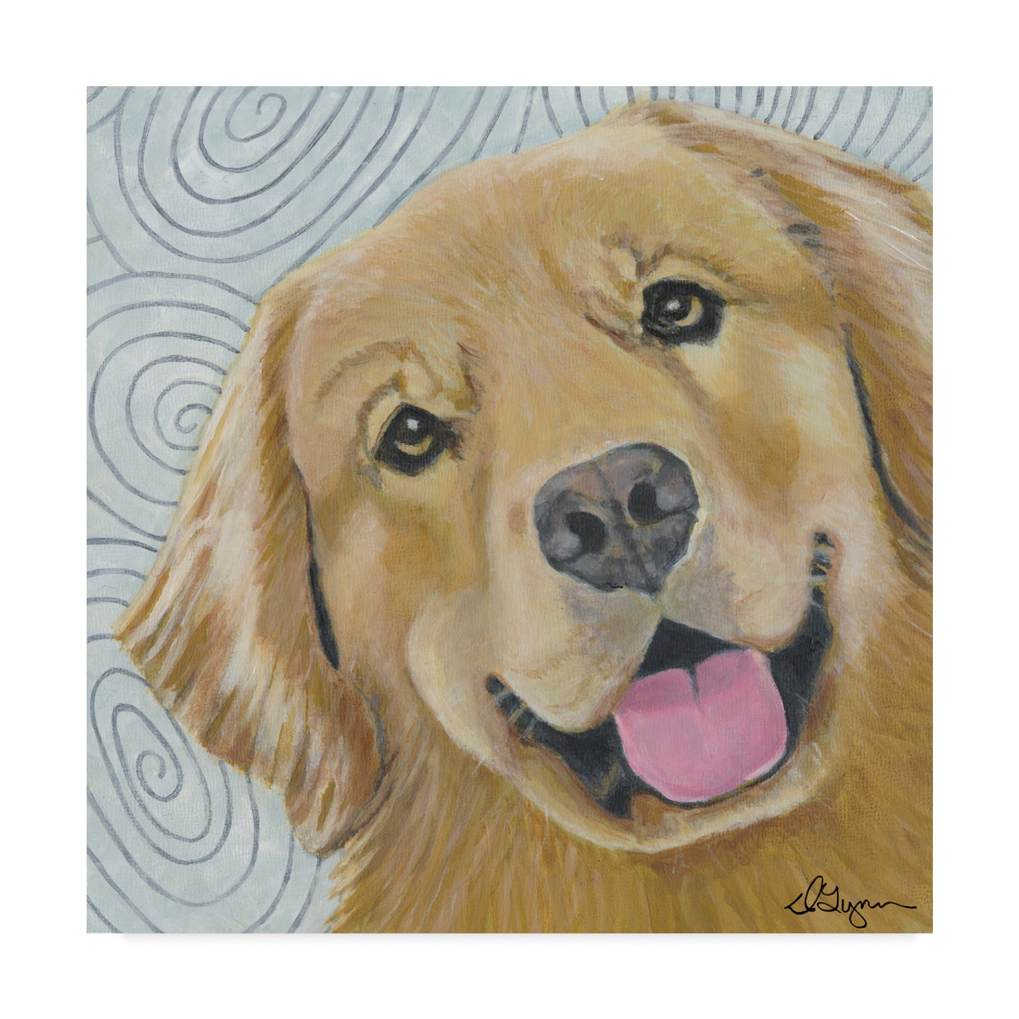 Trademark Fine Art 'Dlynns Dogs Cosmo' Canvas Art by Dlynn Roll