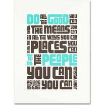 Trademark Fine Art "Do Good IV" Canvas Art by Megan Romo