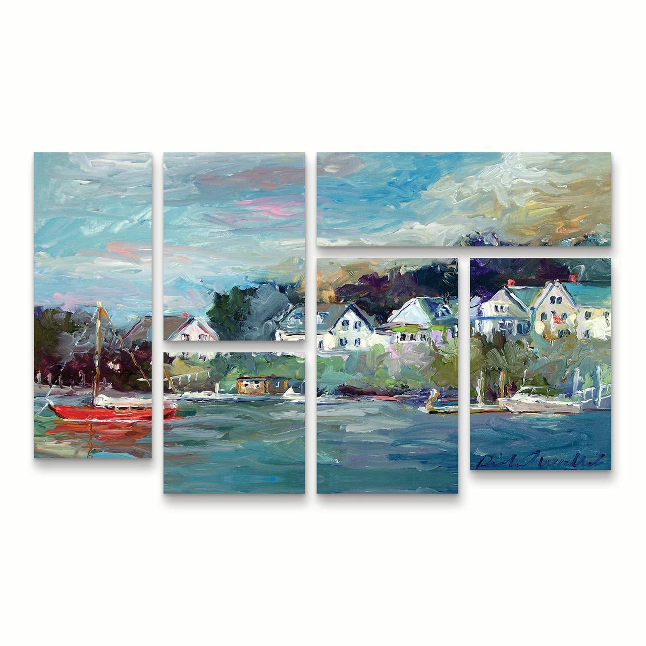 Trademark Fine Art 'Dock' Canvas Art by Richard Wallich