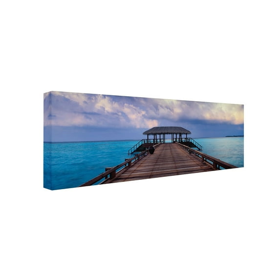 Trademark Fine Art "Dock of the Bay" Canvas Art by David Evans