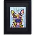thumbnail image 1 of Trademark Fine Art 'Dogs Never Lie' Canvas Art by Dean Russo, Black Matte, Black Frame, 1 of 1