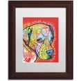 thumbnail image 1 of Trademark Fine Art 'Dogs Speak' Canvas Art by Dean Russo, White Matte, Wood Frame, 1 of 1