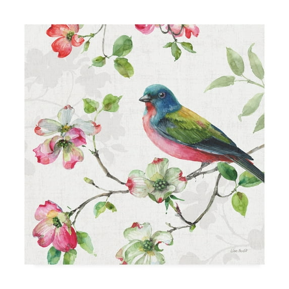 Trademark Fine Art 'Dogwood Garden III' Canvas Art by Lisa Audit