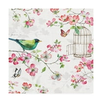 Trademark Fine Art 'Dogwood Garden IV' Canvas Art by Lisa Audit