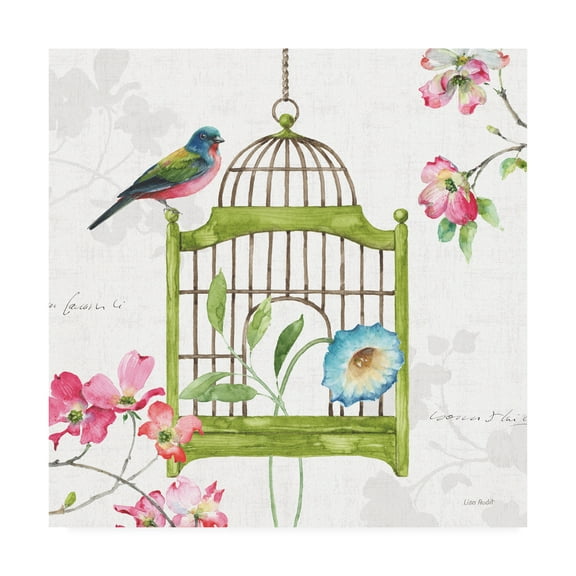 Trademark Fine Art 'Dogwood Garden V' Canvas Art by Lisa Audit