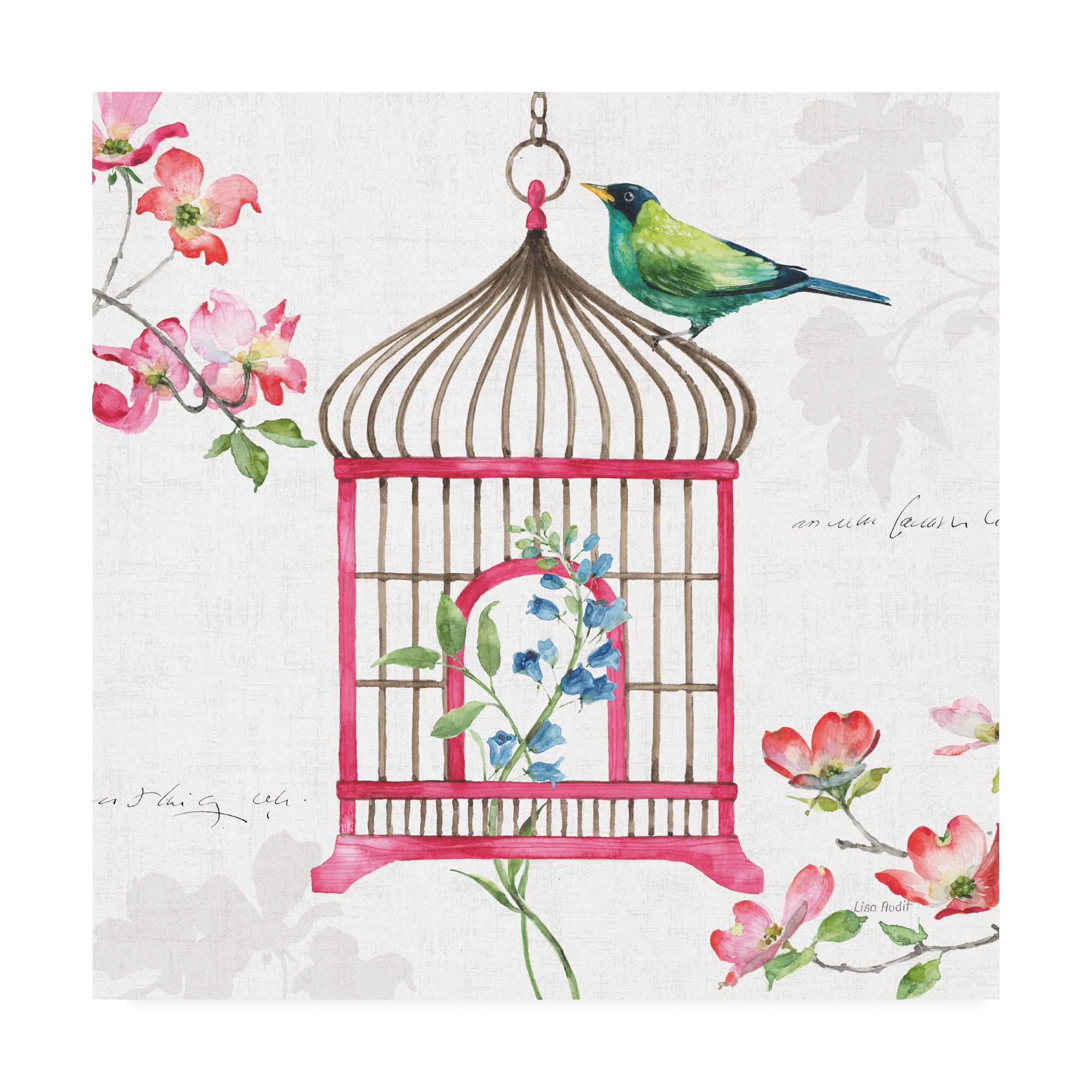 Trademark Fine Art 'Dogwood Garden VI' Canvas Art by Lisa Audit