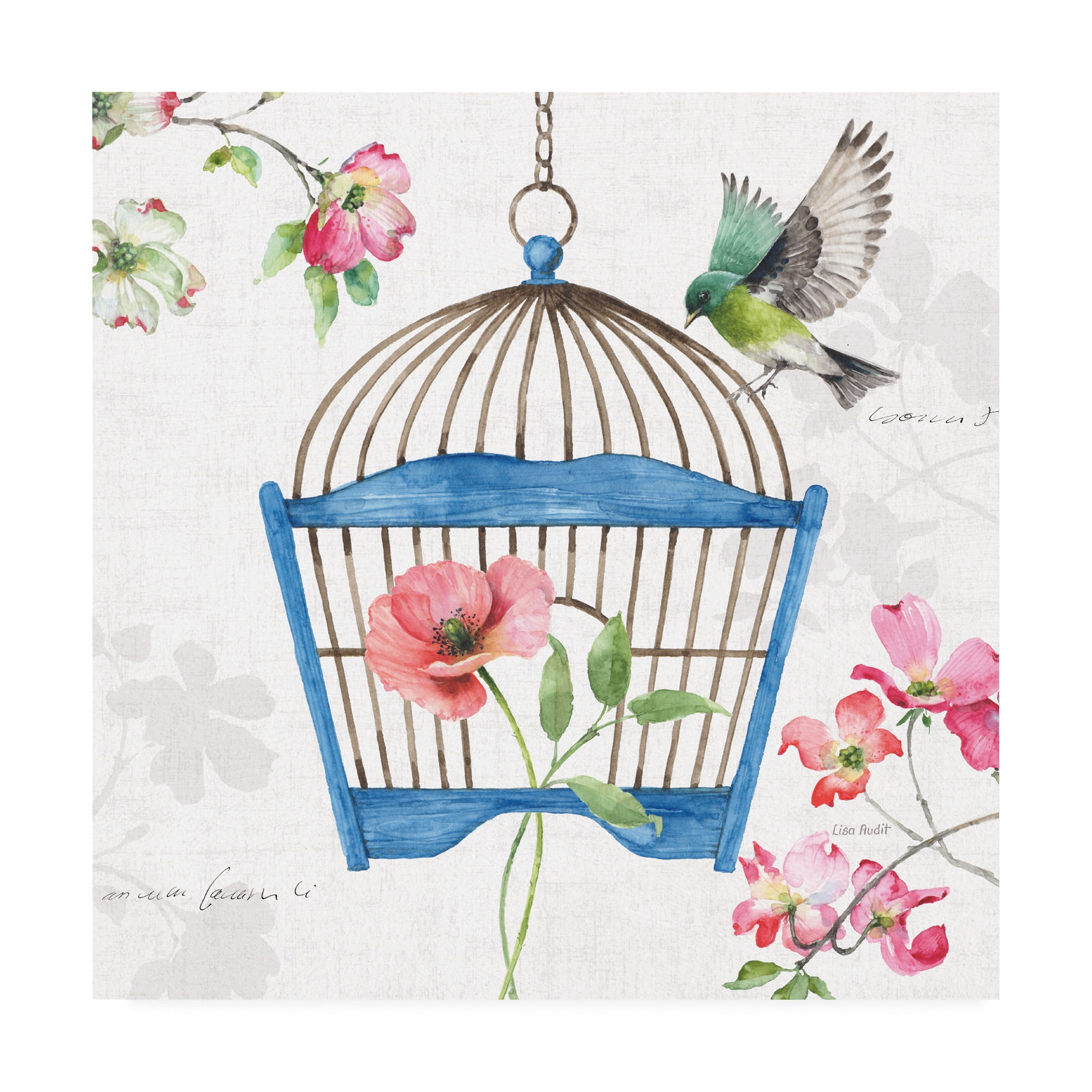 Trademark Fine Art 'Dogwood Garden VIII' Canvas Art by Lisa Audit
