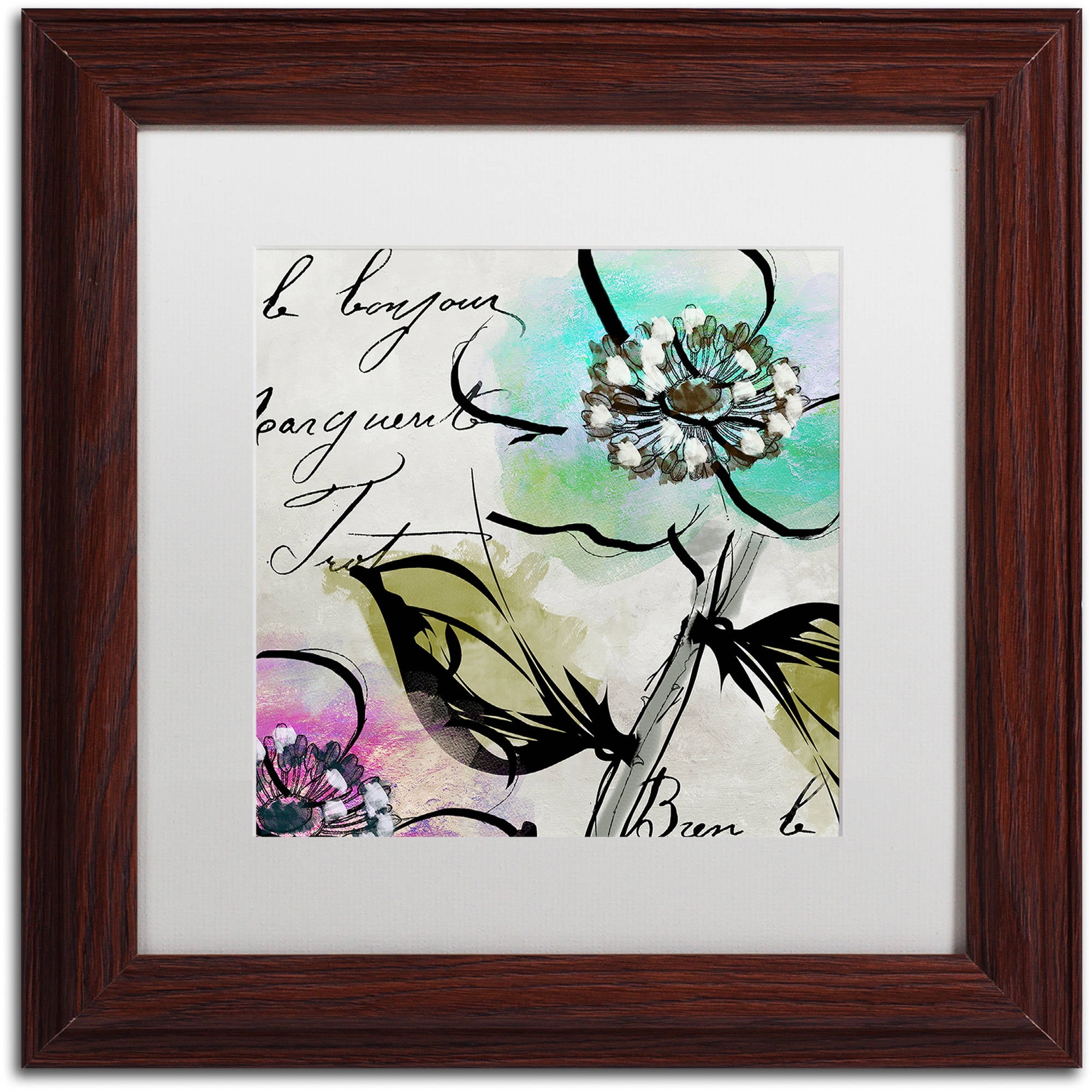 Trademark Fine Art "Dogwood I" Canvas Art by Color Bakery White Matte