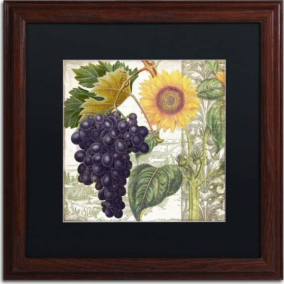 Trademark Fine Art "Dolcetto I" Canvas Art by Color Bakery, Black Matte, Wood Frame
