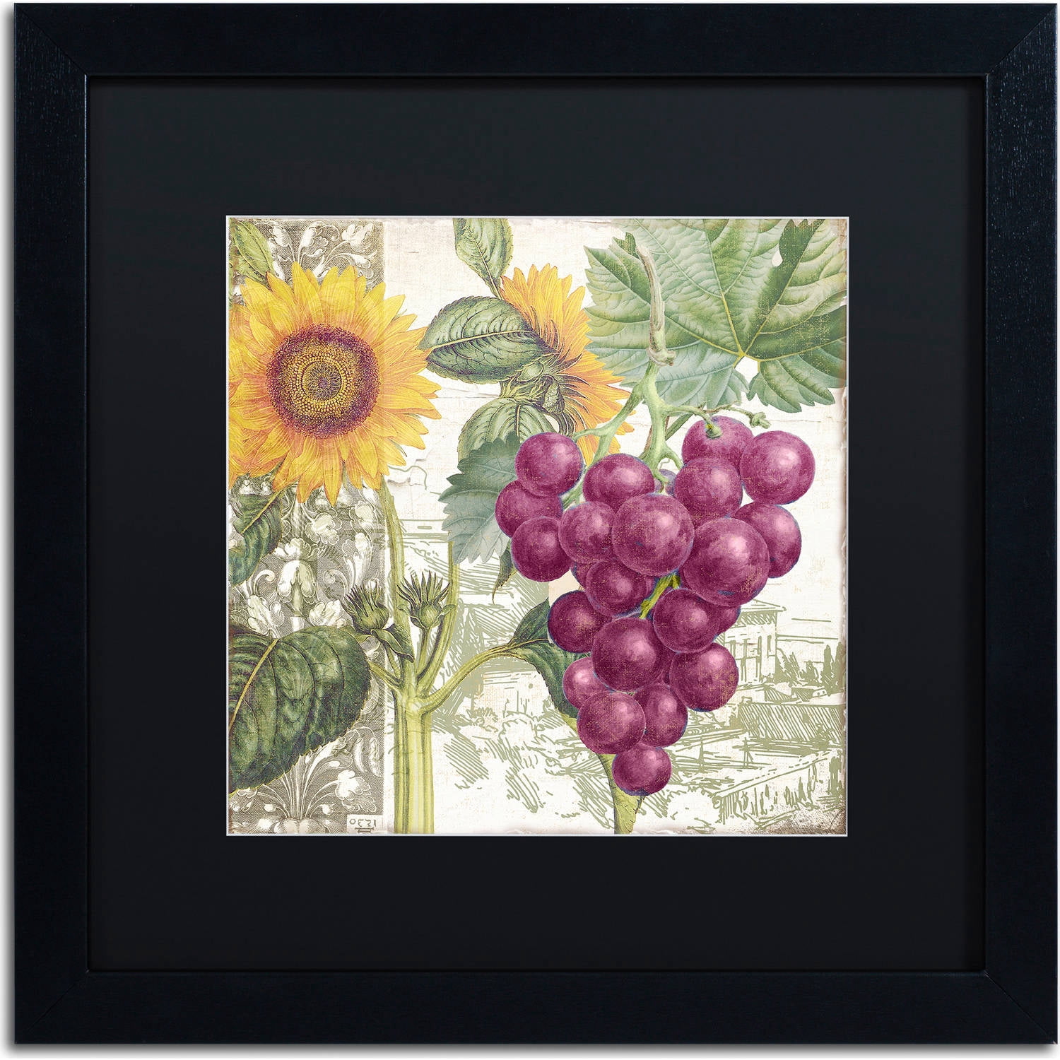 Trademark Fine Art "Dolcetto II" Canvas Art by Color Bakery, Black Matte, Black Frame