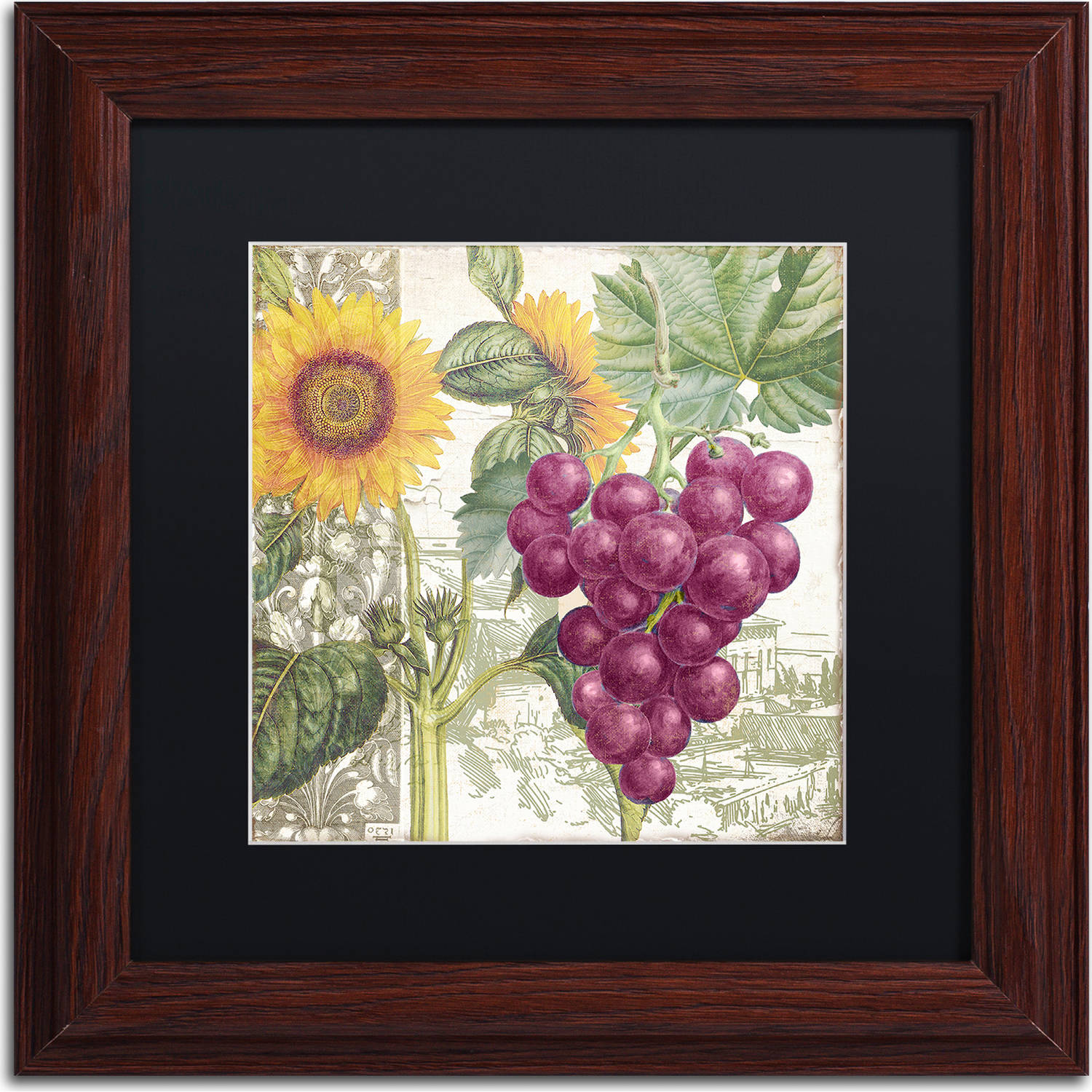 Trademark Fine Art "Dolcetto II" Canvas Art by Color Bakery, Black Matte, Wood Frame