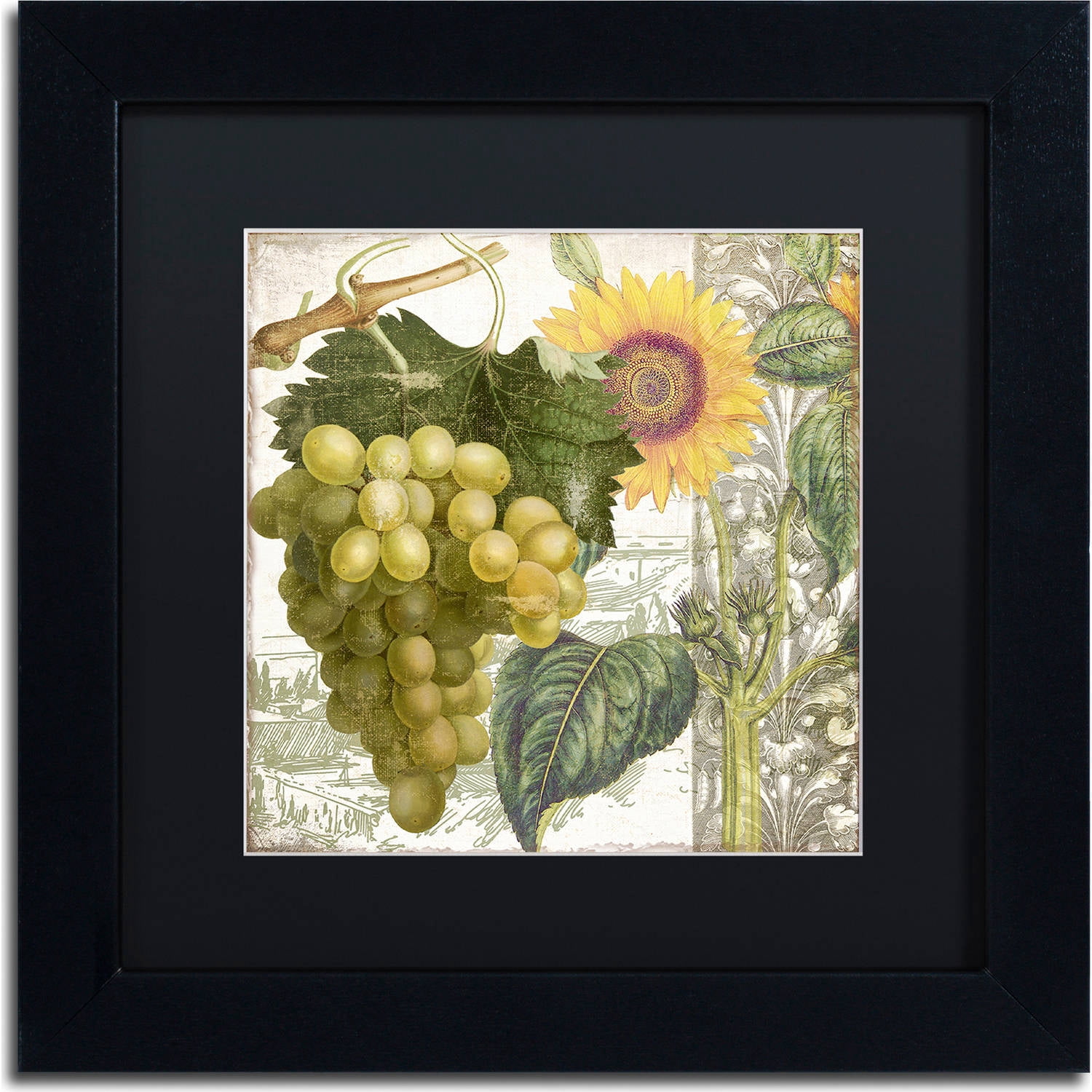 Trademark Fine Art "Dolcetto III" Canvas Art by Color Bakery, Black Matte, Black Frame