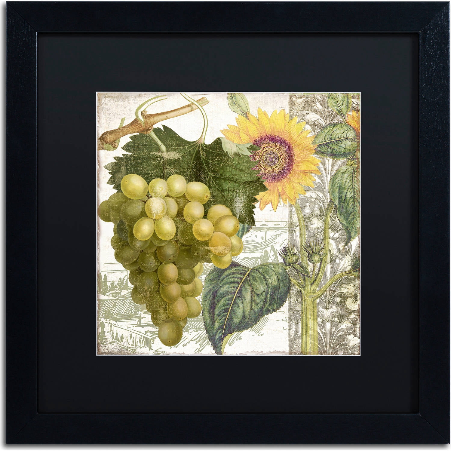 Trademark Fine Art "Dolcetto III" Canvas Art by Color Bakery, Black Matte, Black Frame