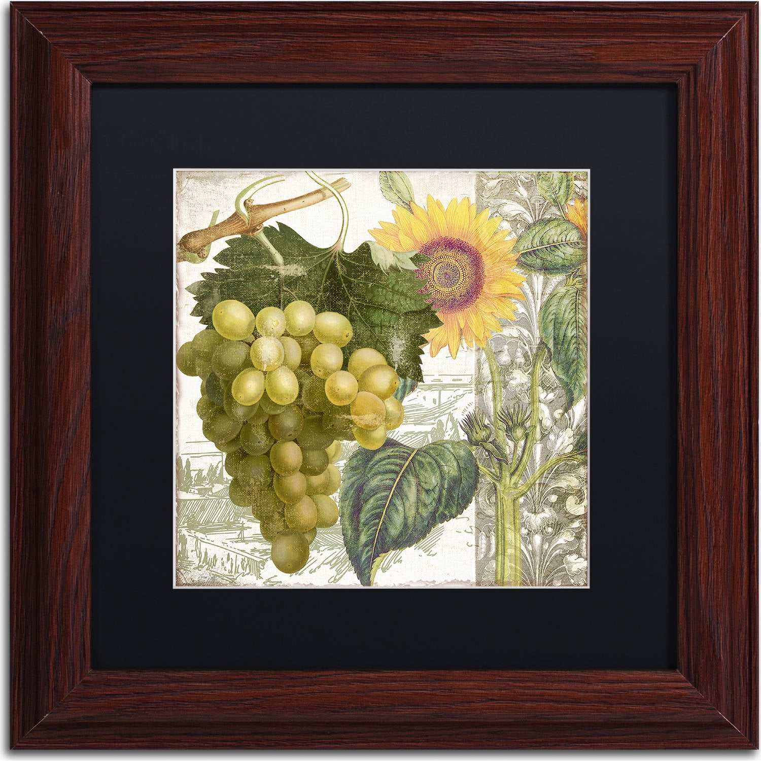 Trademark Fine Art "Dolcetto III" Canvas Art by Color Bakery, Black Matte, Wood Frame