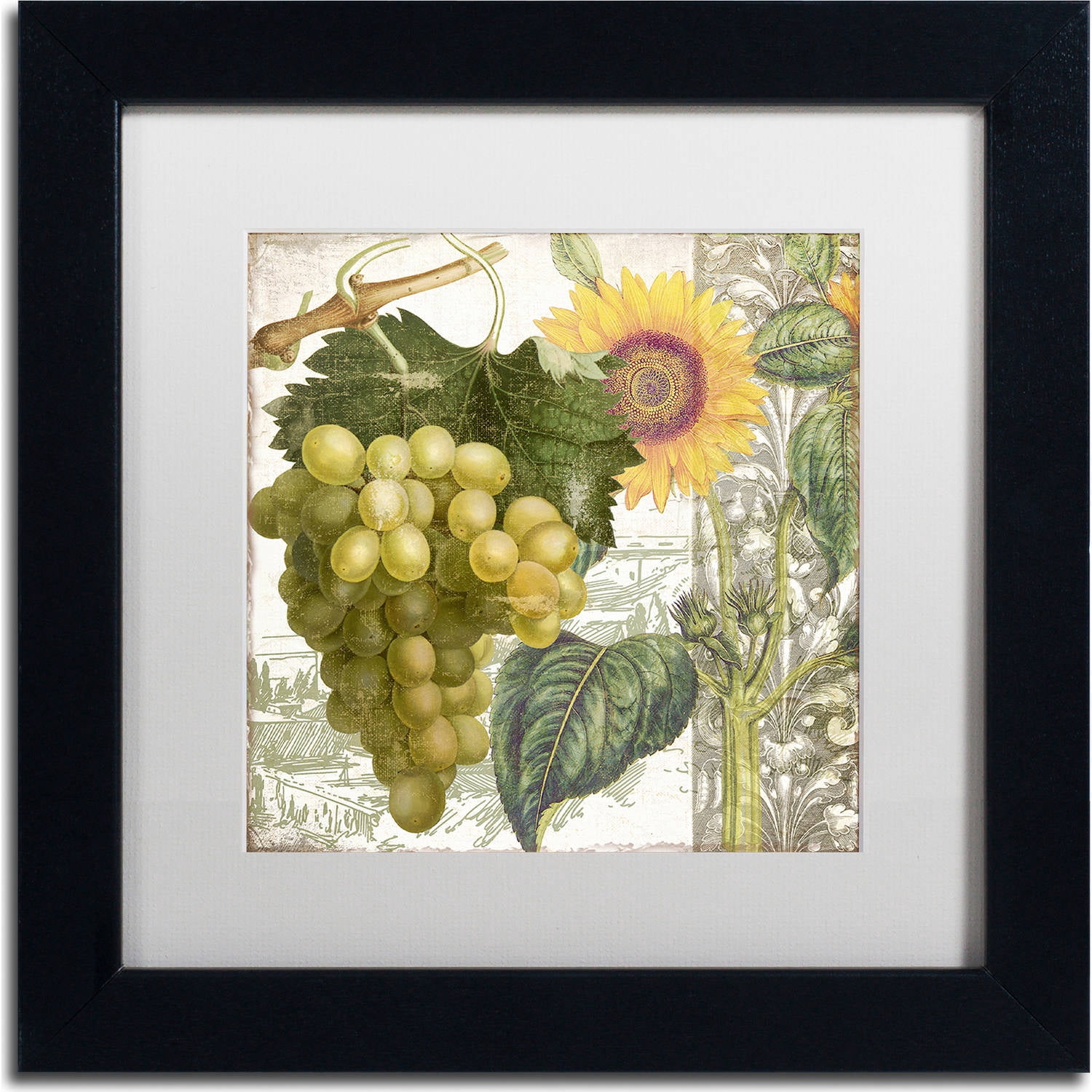 Trademark Fine Art "Dolcetto III" Canvas Art by Color Bakery, White Matte, Black Frame