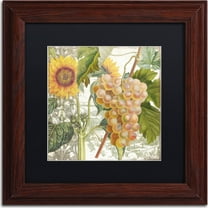 Trademark Fine Art "Dolcetto IV" Canvas Art by Color Bakery, Black Matte, Wood Frame