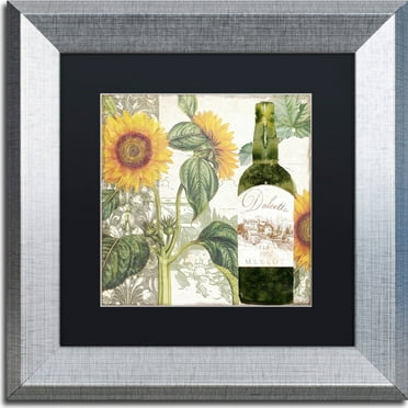 Trademark Fine Art "Dolcetto V" Canvas Art by Color Bakery, Black Matte, Silver Frame