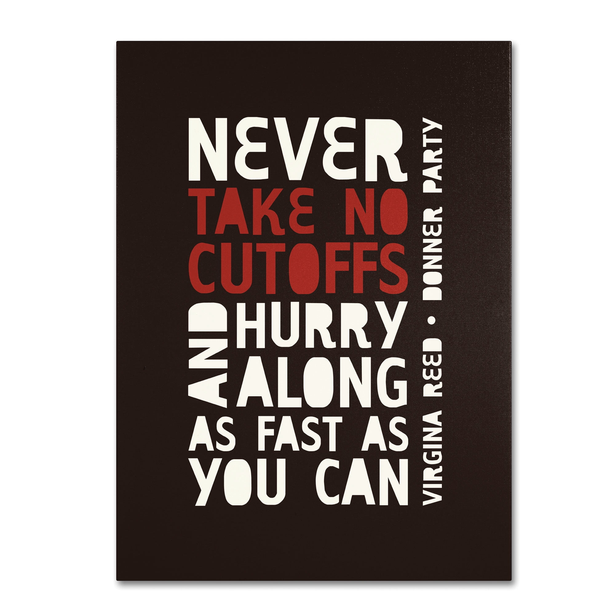 Trademark Fine Art "Donner Party II" Canvas Art by Megan Romo