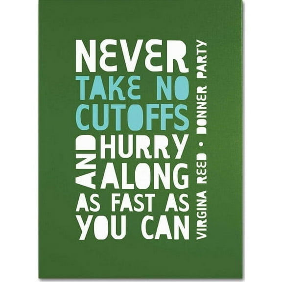 Trademark Fine Art "Donner Party III" Canvas Art by Megan Romo