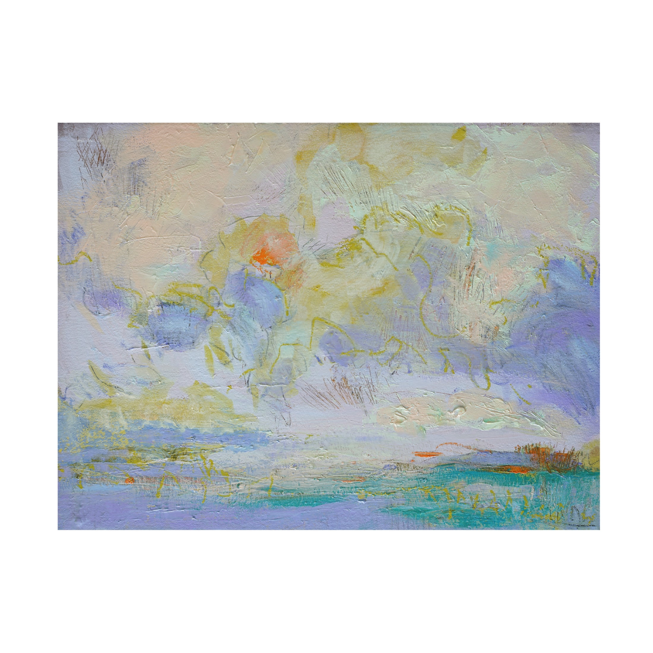 Trademark Fine Art Dorothy Fagan  Heaven and Earth III Canvas Wall Art