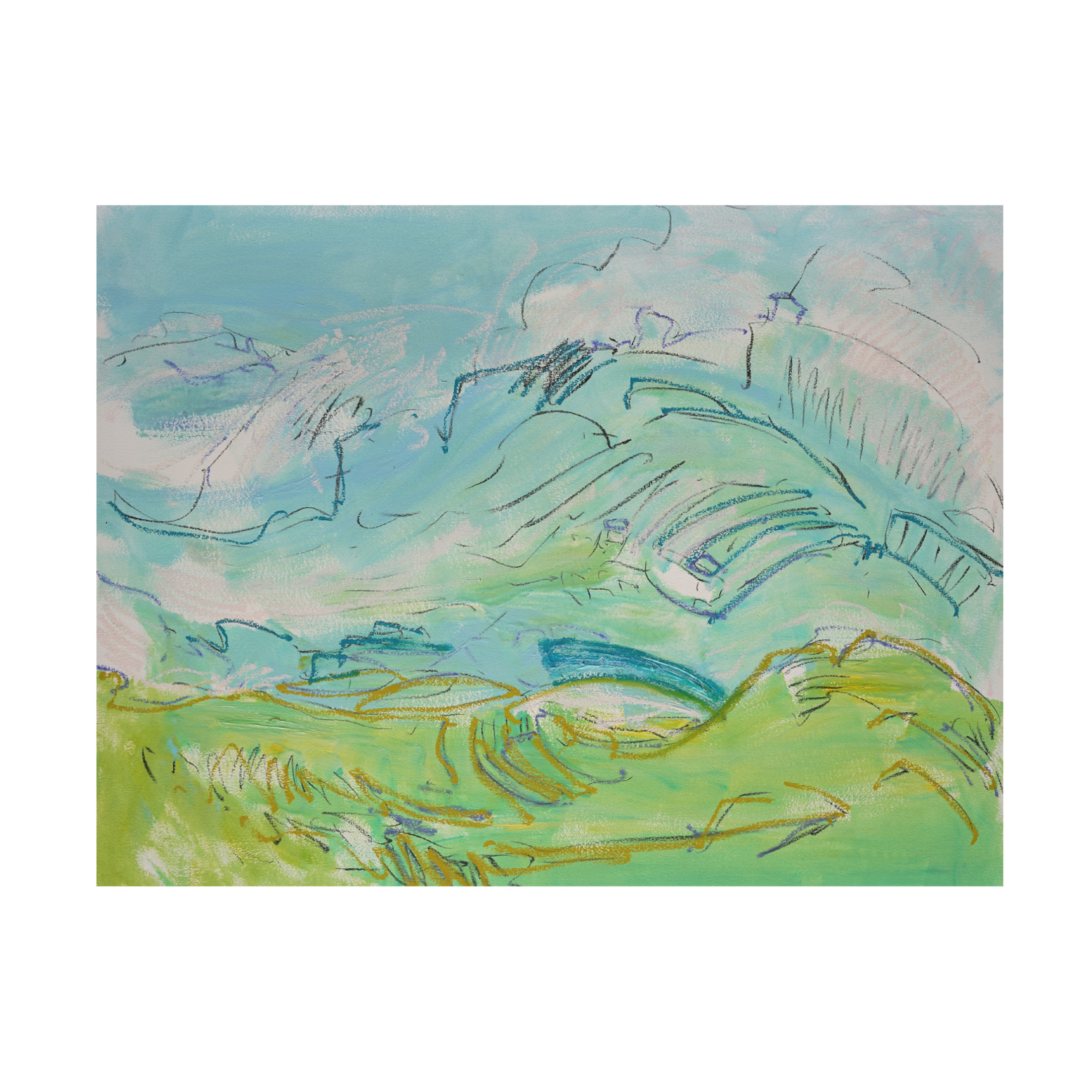 Trademark Fine Art Dorothy Fagan  Heaven and Earth VII Canvas Wall Art