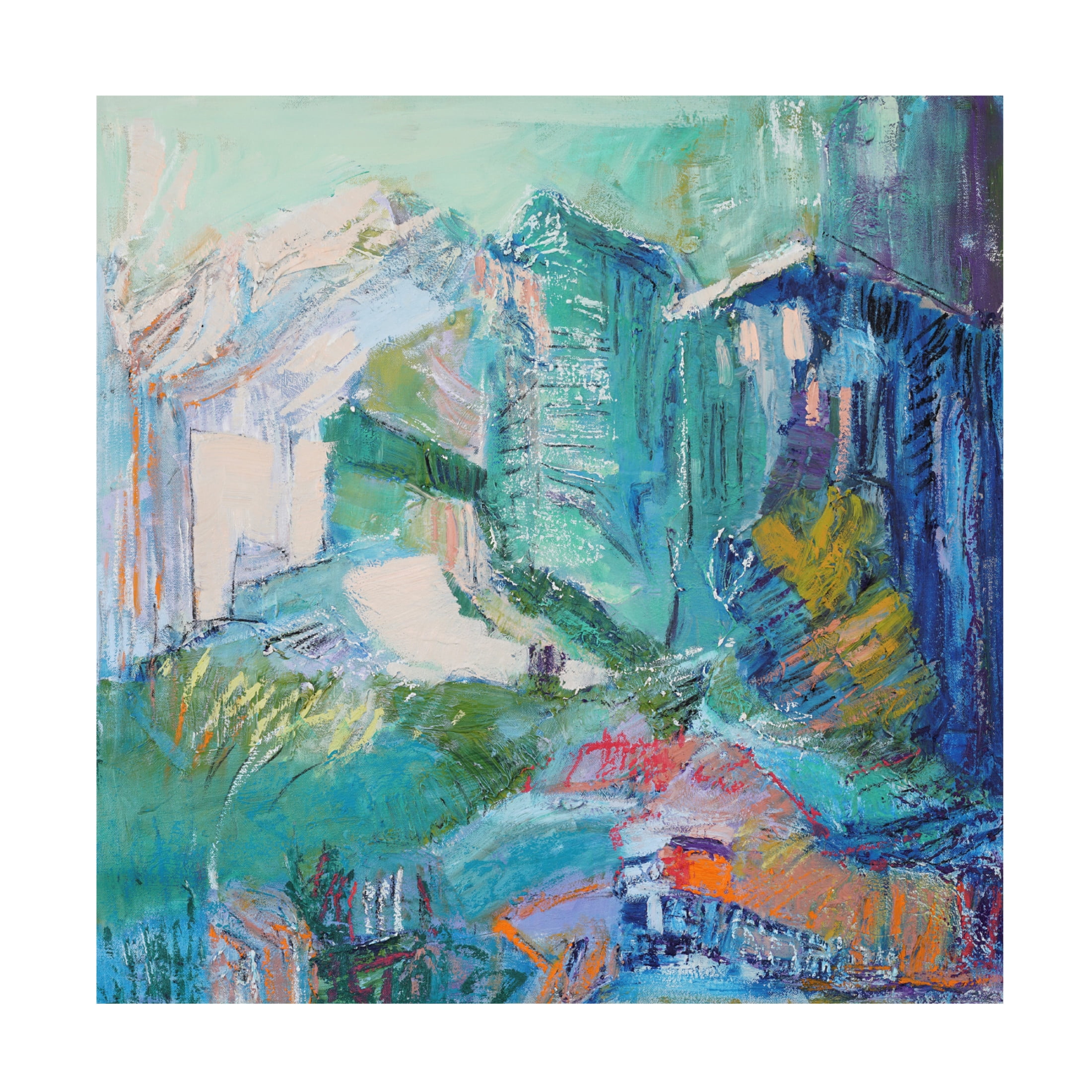 Trademark Fine Art Dorothy Fagan New Pathways V Canvas Wall Art