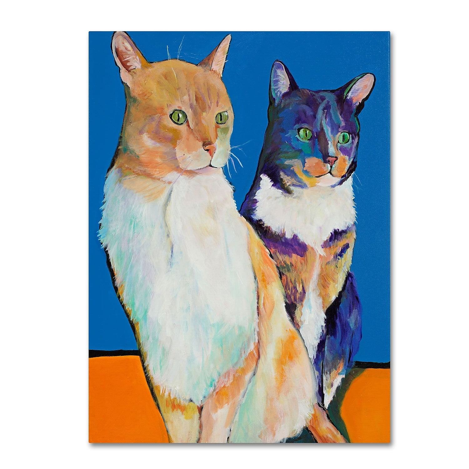Trademark Fine Art "Dos Amores" Canvas Art by Pat Saunders