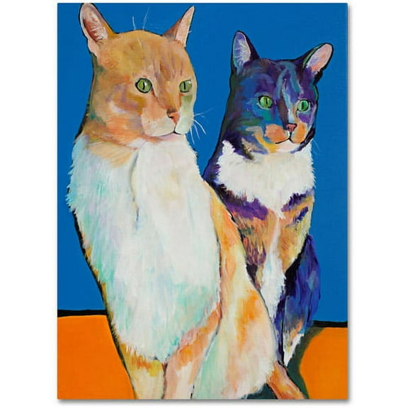 Trademark Fine Art "Dos Amores" Canvas Art by Pat Saunders