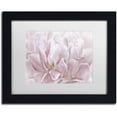 thumbnail image 1 of Trademark Fine Art 'Double Pink Tulip' Canvas Art by Cora Niele, White Matte, Black Frame, 1 of 1
