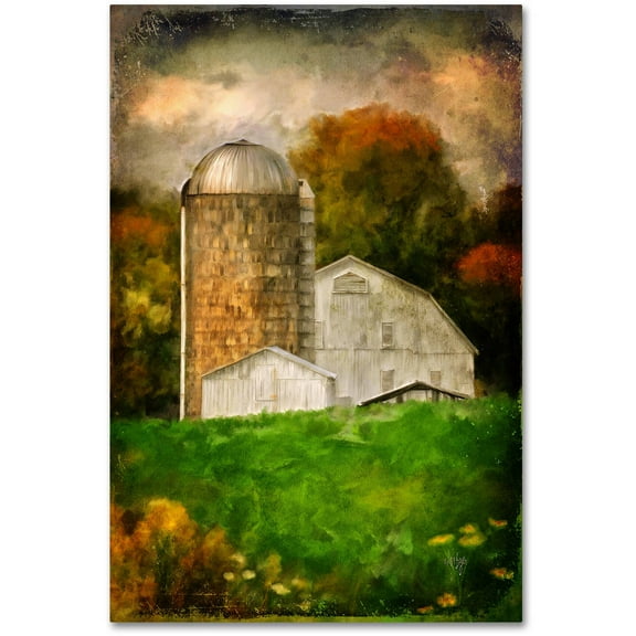 Trademark Fine Art "Down on the Farm" Canvas Art by Lois Bryan