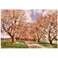 thumbnail image 1 of Trademark Fine Art "Down the Cherry Lined Lane" Canvas Art by Lois Bryan, 1 of 2